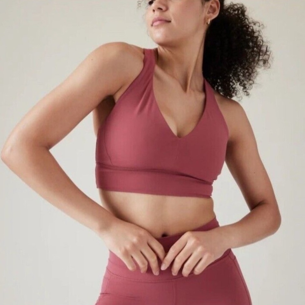 NWT Athleta Transcend Plunge Bra D-DD